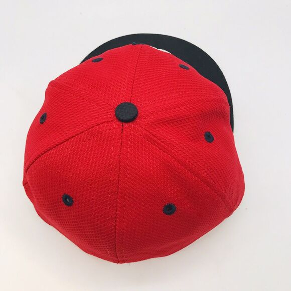 Boston Red Sox MLB Logo Hat Mens 7 1/4 New Era 59FIFTY Red & Black Flag Star Cap - Picture 9 of 12